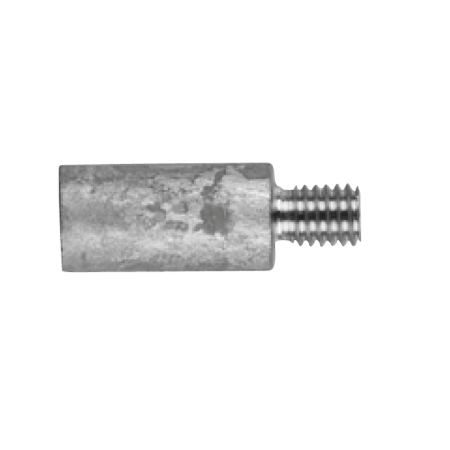 Cummins pencil anode for heat exchangers