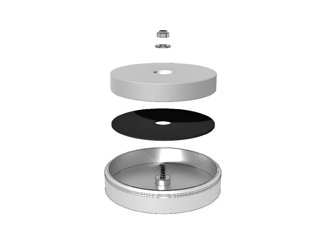 recesso per installazione anodo a scafo Tecnoseal